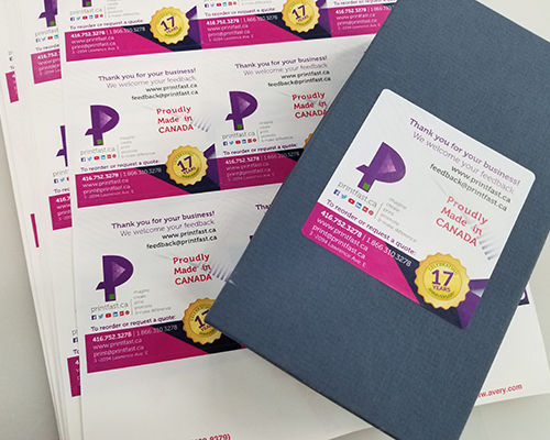 Thumbnail: SRA3 Digital Sheets 34x51mm Rectangle 64UP Gloss or Matt