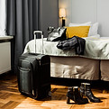 Interior de habitación de hotel
