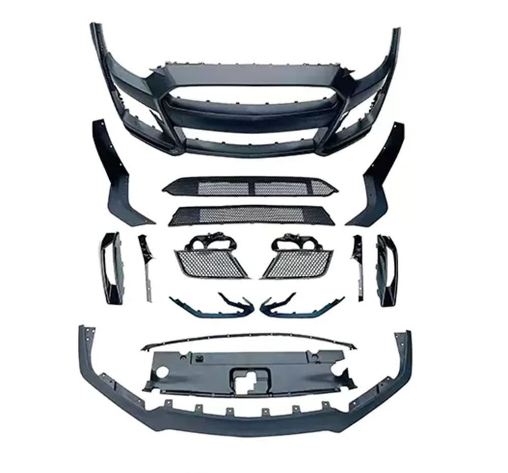 GT500 Style PP Front Bumper - Ford Mustang 2018-2023