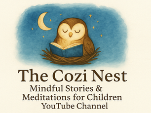 Mindful owl tells stories