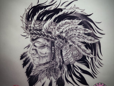 『インディアン』下絵