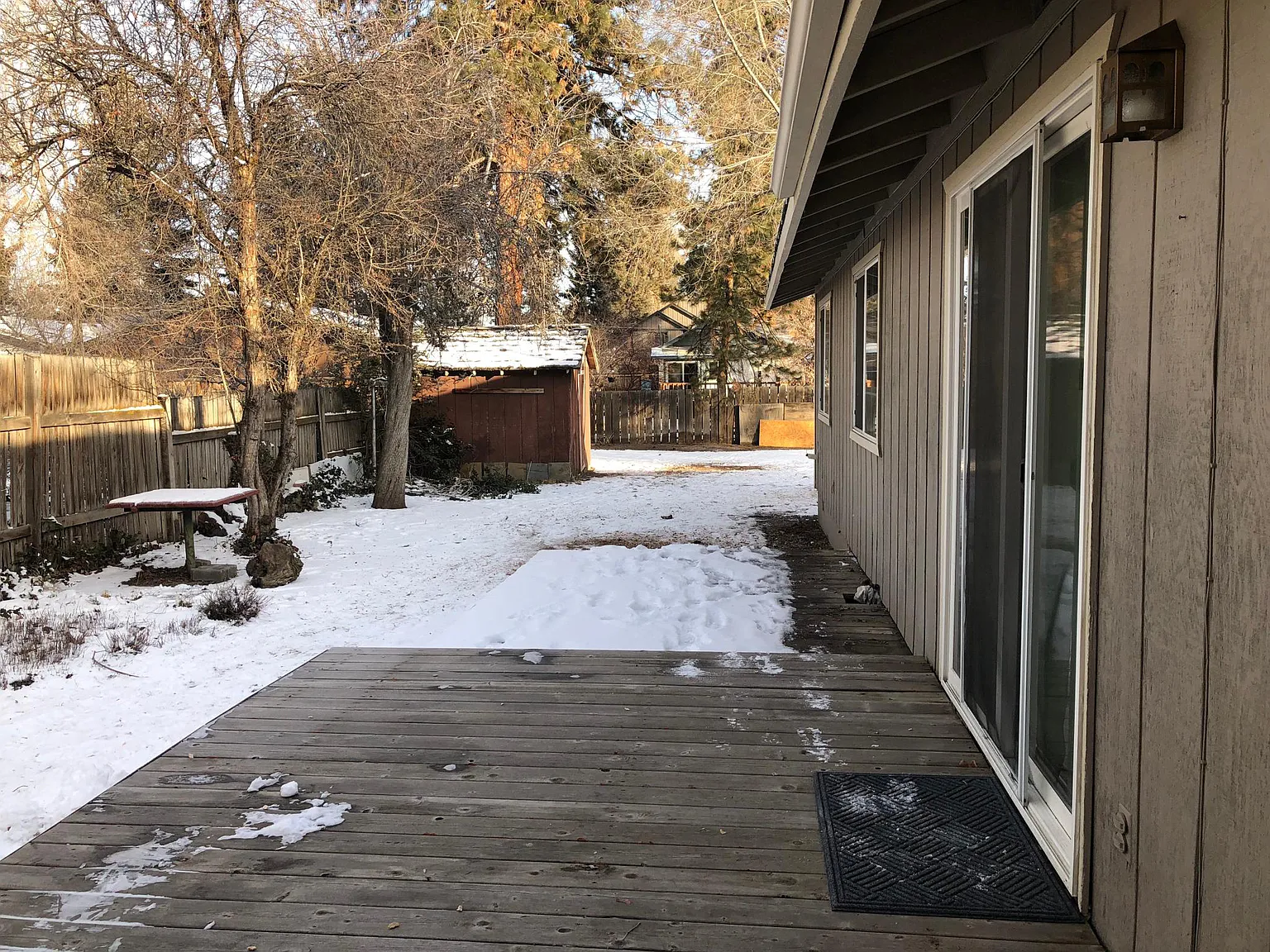 Before photo - back porch