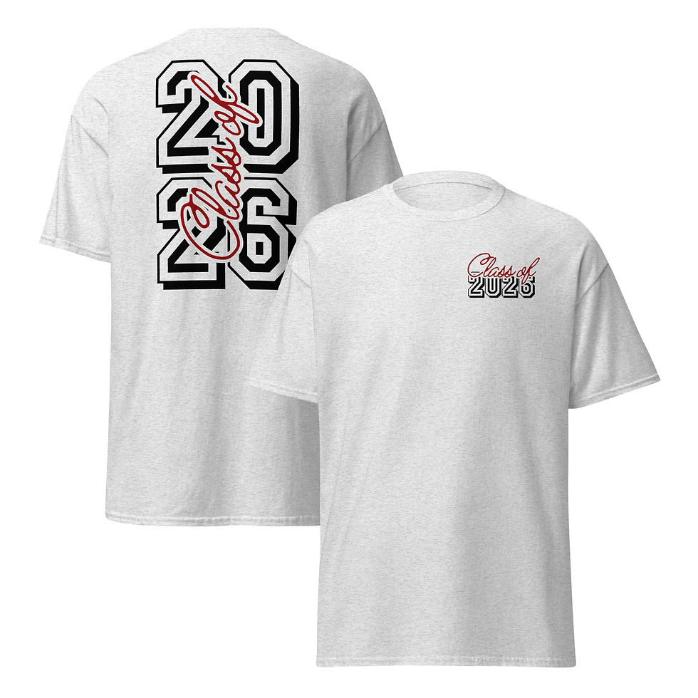 Thumbnail: Class of '26 Front and Back T-Shirt