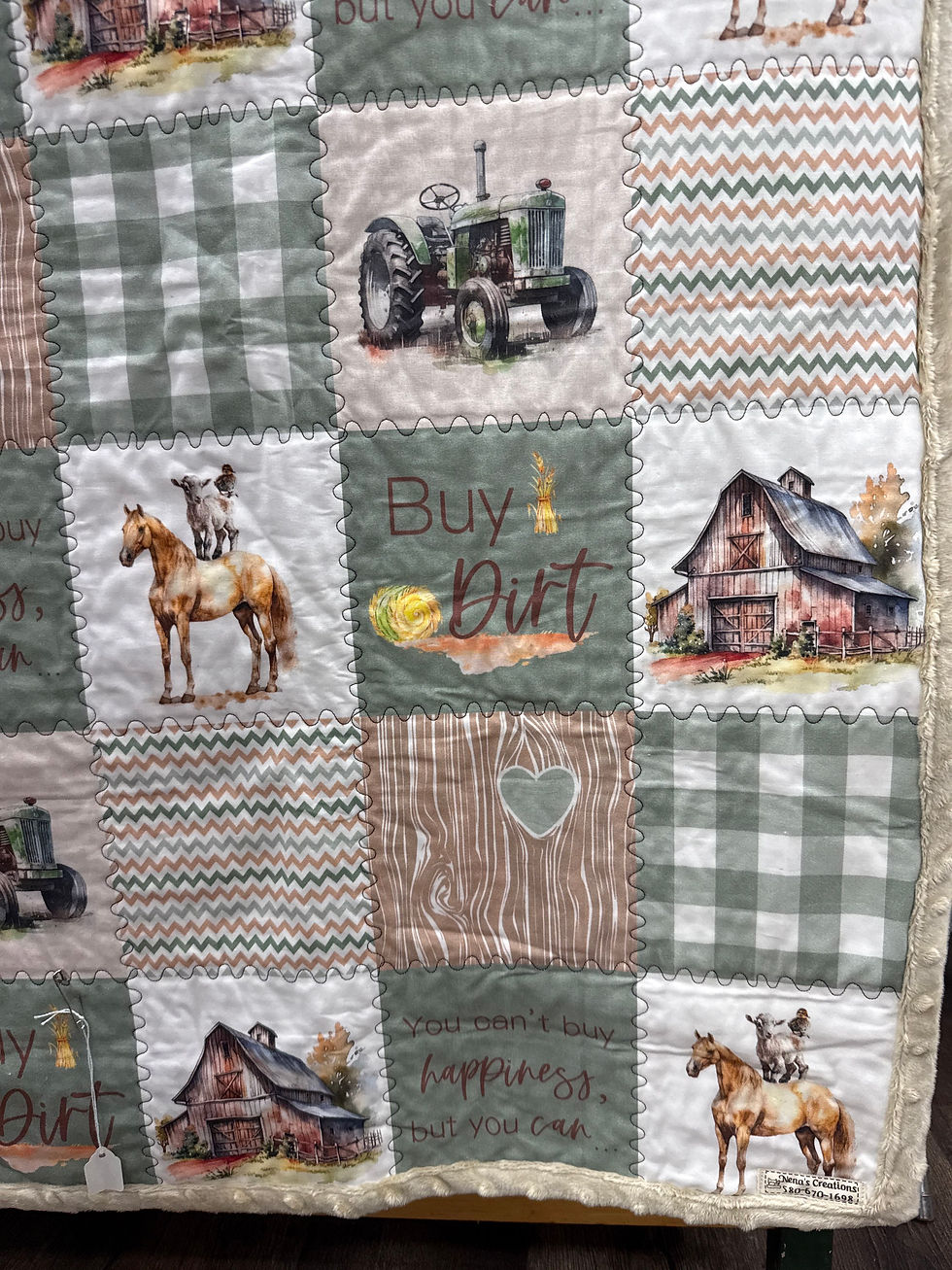 Thumbnail: Buy Dirt Minky blanket
