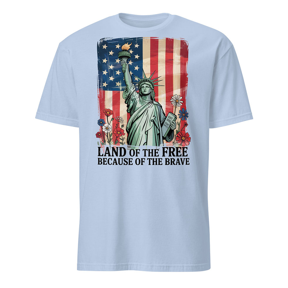 Thumbnail: Land of the Free Short Sleeve T-Shirt