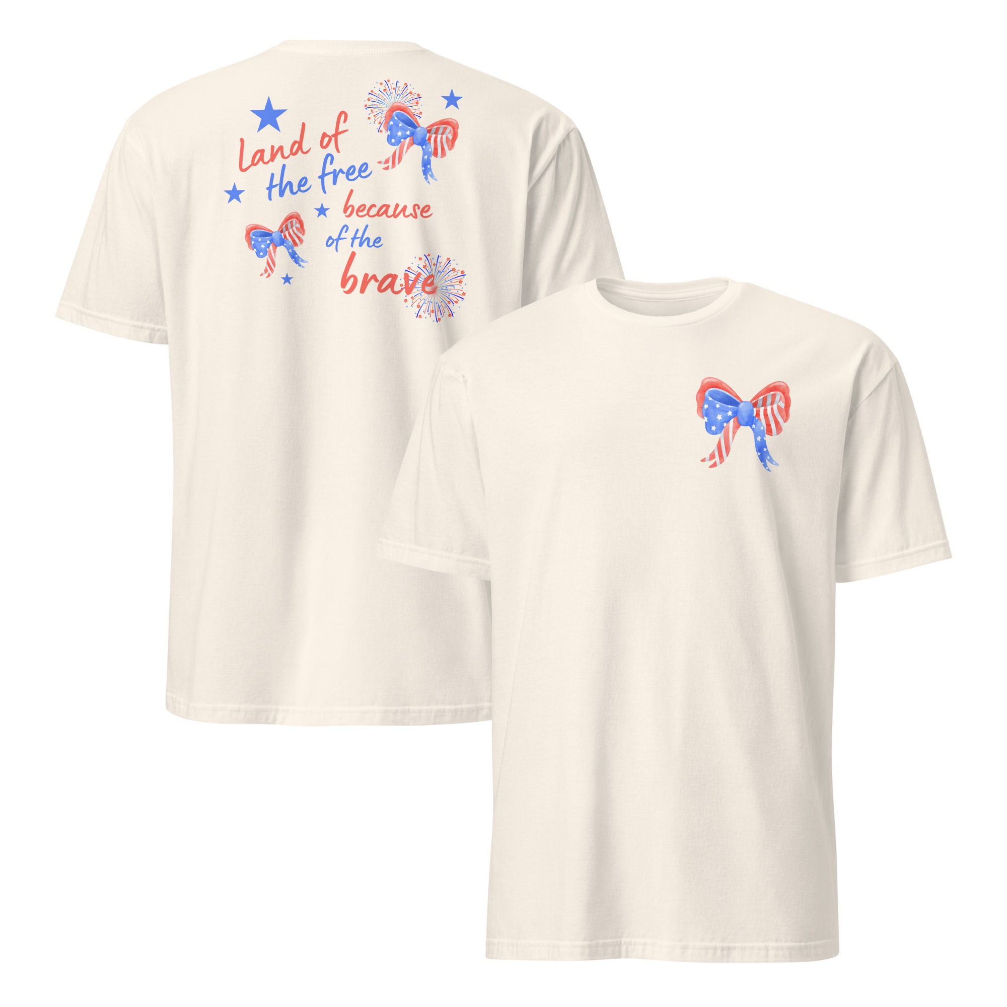 Star-Spangled Ribbons Short Sleeve T-Shirt