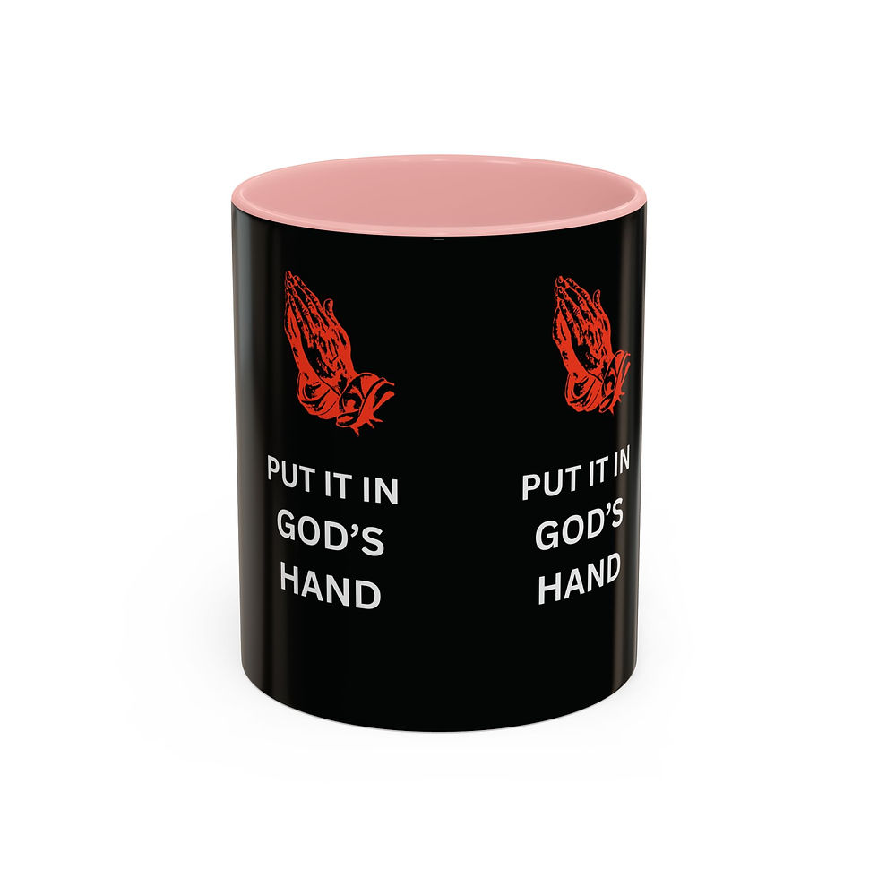 Thumbnail: PUT IT IN GOD'S HAND Accent Coffee Mug 11oz