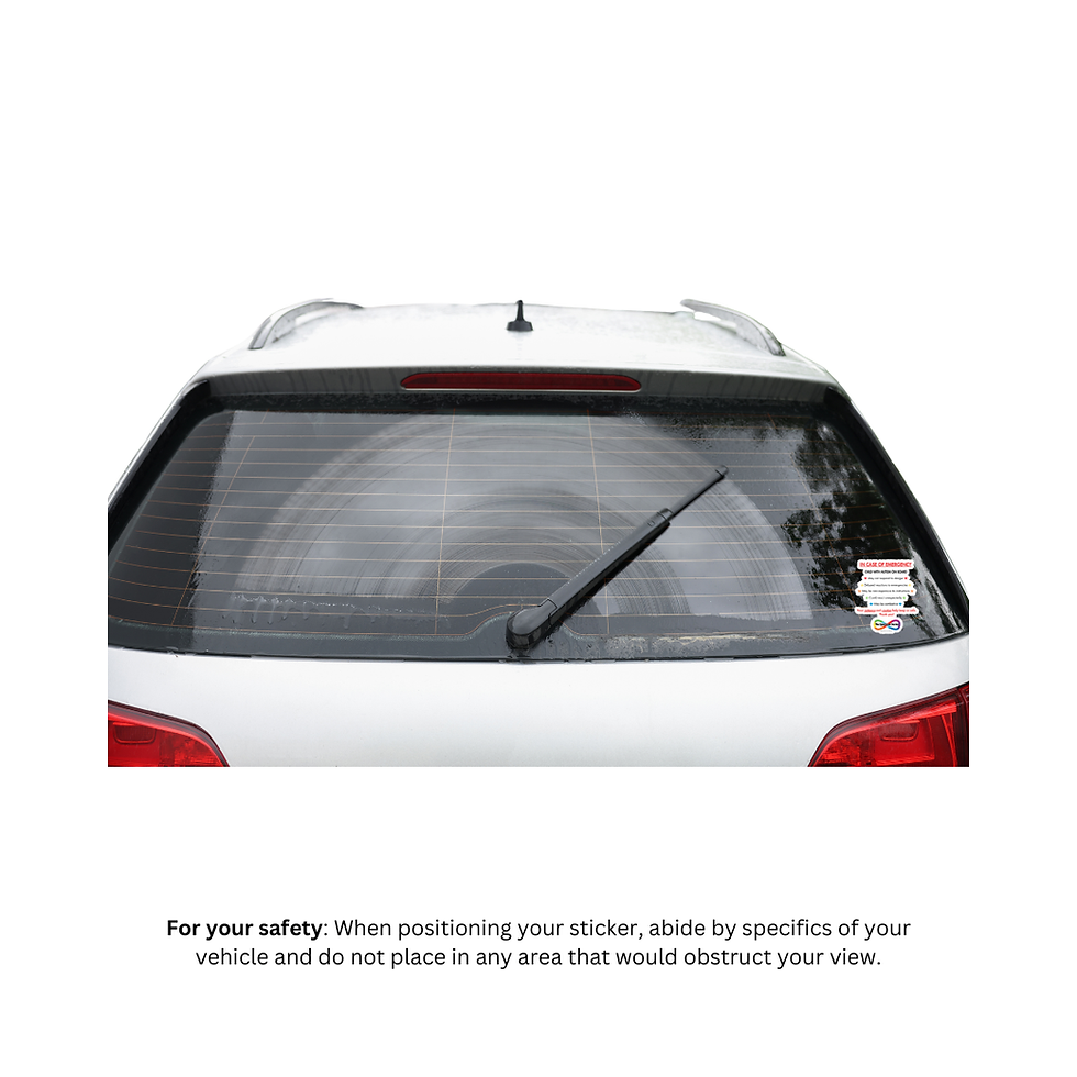 Thumbnail: In Case of Emergency – Child With Autism On Board Sticker