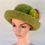 Thumbnail: Celery Brimmed Hat with Flower Pin