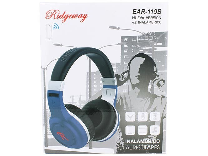 Miniatura: Audifonos diadema Bluetooth EAR-119B, ritgeway