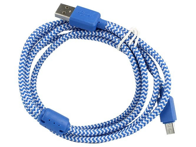 Miniatura: CABLE CAB-V8-307, DE USB A V8 CON RECUBRIMIENTO DE NAILON, 1.40M DE LARGO, VARIO