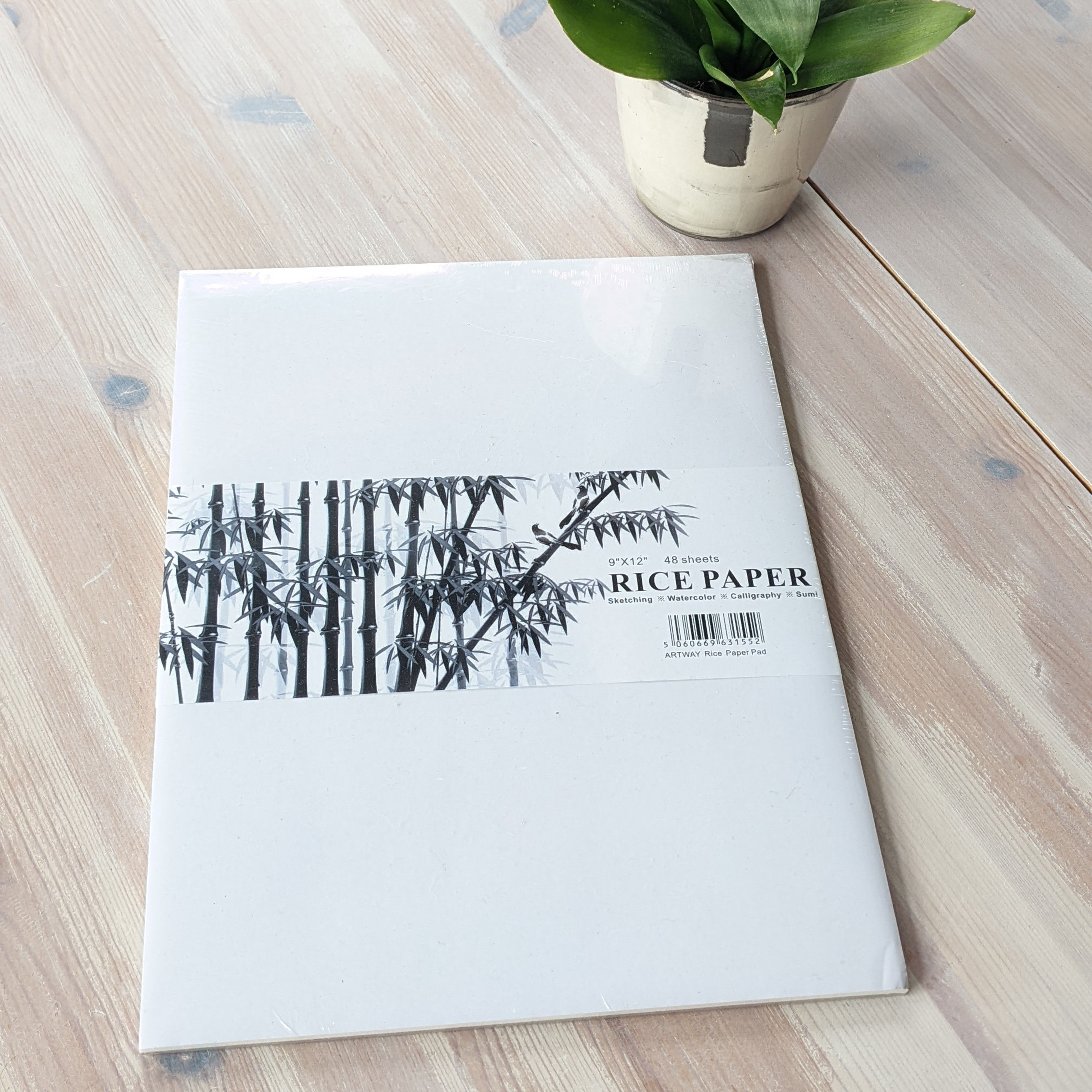 Sumi Rice Paper Pad 9 x 12" 48 sheets, 35gsm