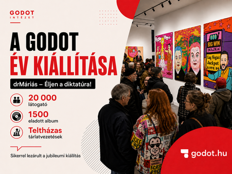 A Godot Intézet 2026-os év kiállítása: 20 ezren látták drMáriás jubileumi tárlatát