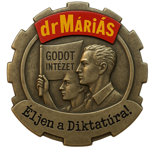 drMáriás: Éljen a diktatúra kitűző