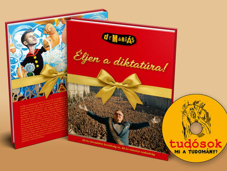 Könyvbemutató, kiállítás és a drMáriás 60 felvezetése a Godot-ban