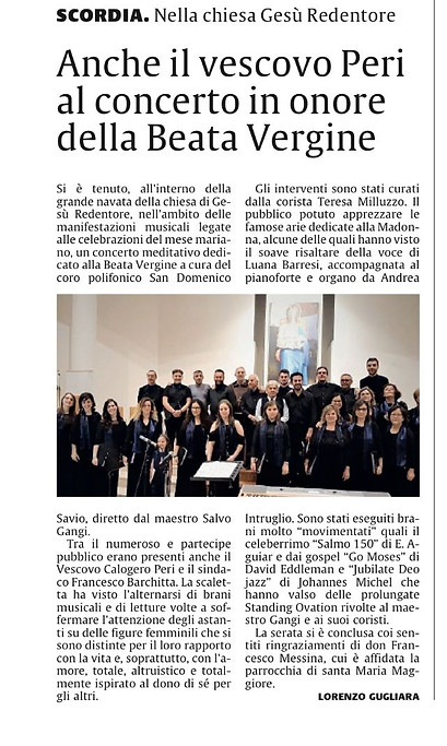 recensione giornale concerto epifania 2018