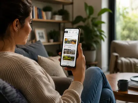 Bidder participating in an online auction on a mobile phone using Gavel white label online auction software