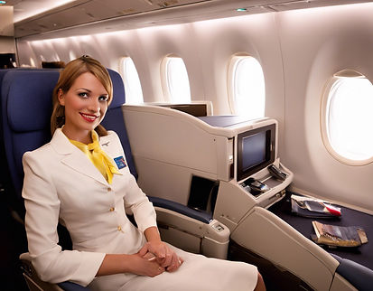 A380 Business Class Cabin with air hostess.jpg