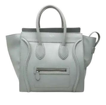 Celine Luggage Medium Shopper Gray