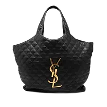 Saint Laurent Icare Maxi Shopping Black Bag
