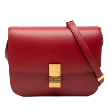 Celine Classic Box Red Crossbody