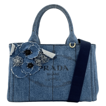 Prada Canapa Mini Blue Denim