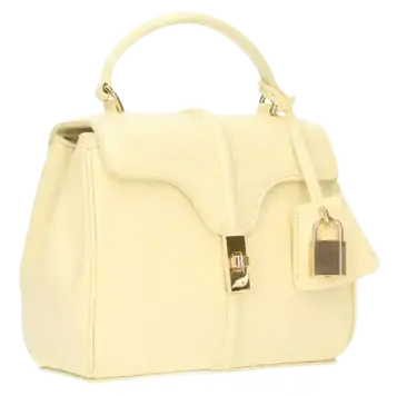 Celine Mini 16 Bag Yellow Satin Calfskin