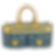 Louis Vuitton Speedy Blue Handbag