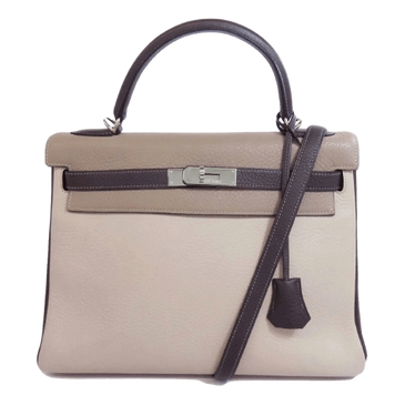 Hermes Kelly tricolore handbag