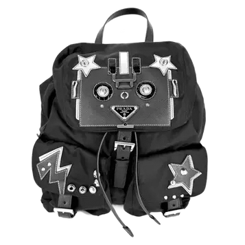 Prada Tessuto Nylon Robot Backpack
