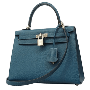 Hermes Kelly Deep Blue Bag
