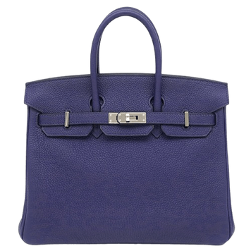 Hermes Birkin Blue Encre Handbag