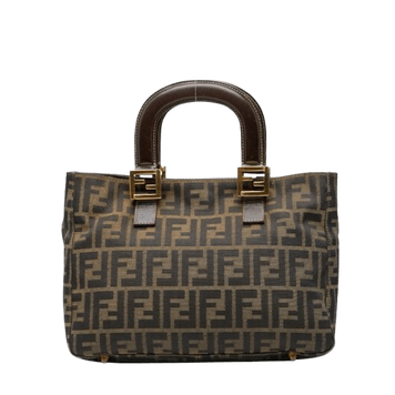 Fendi Zucca Brown Black Handbag