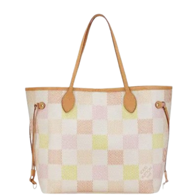 Louis Vuitton Neverfull MM Pastel Multicolor Damier Bag