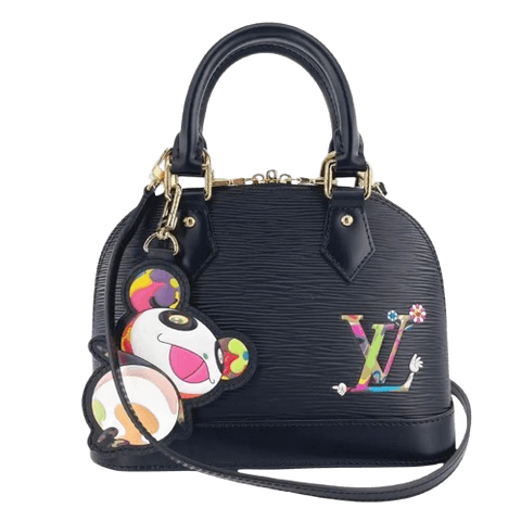 Louis Vuitton Alma BB epi leather black