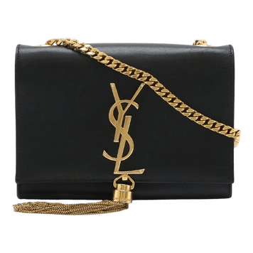 Saint Laurent Kate Monogram Black Shoulder Bag