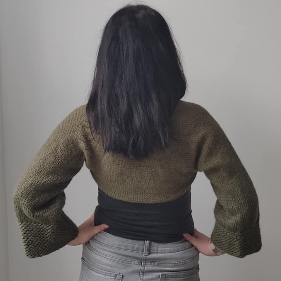 Hand-knit Bolero