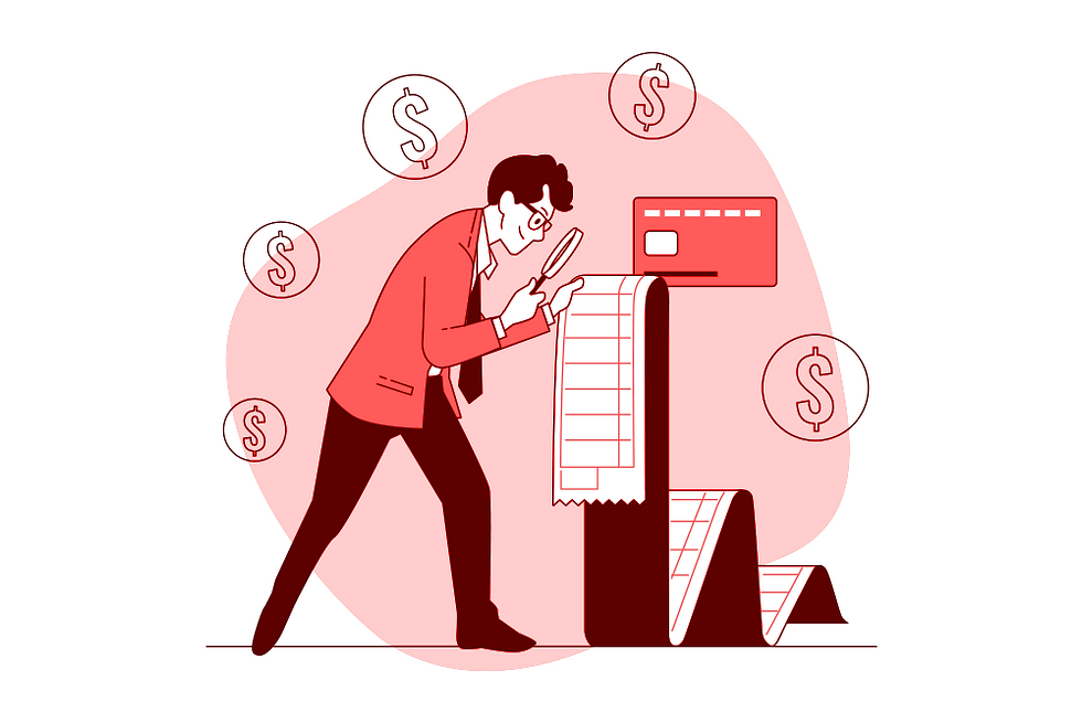 homem pesquisando dívidas