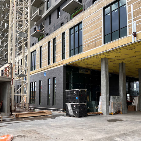 Rénovation extérieure et intérieure commercial maçonnerie pratte et frères montréal et montérégie  