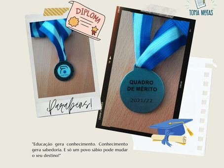 Parabéns ! Quadro de Mérito!