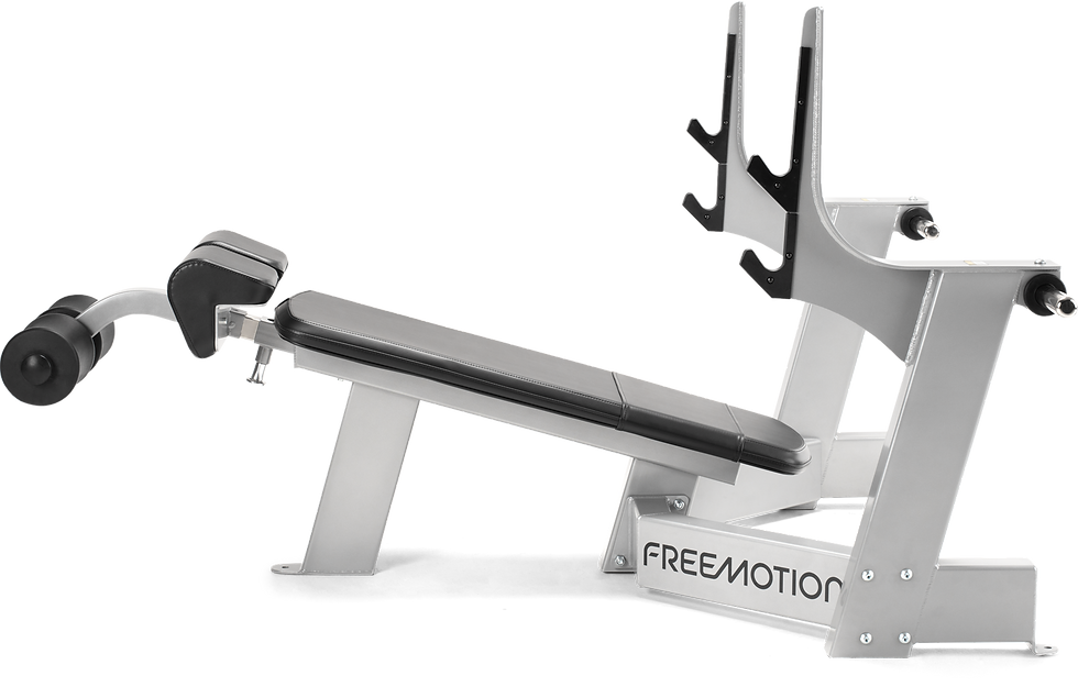 Thumbnail: Freemotion Fitness Olympic Incline Bench-side