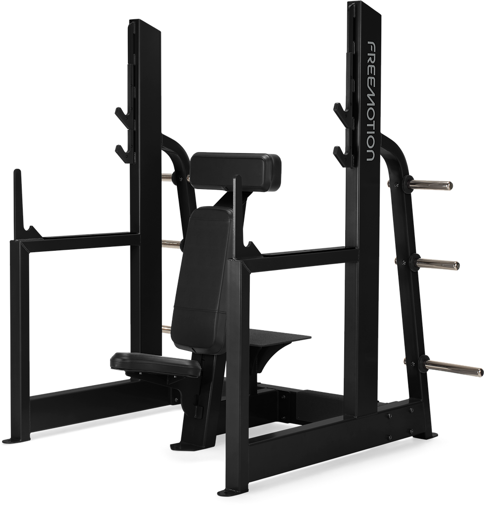 Thumbnail: Freemotion Olympic Military Press-black.