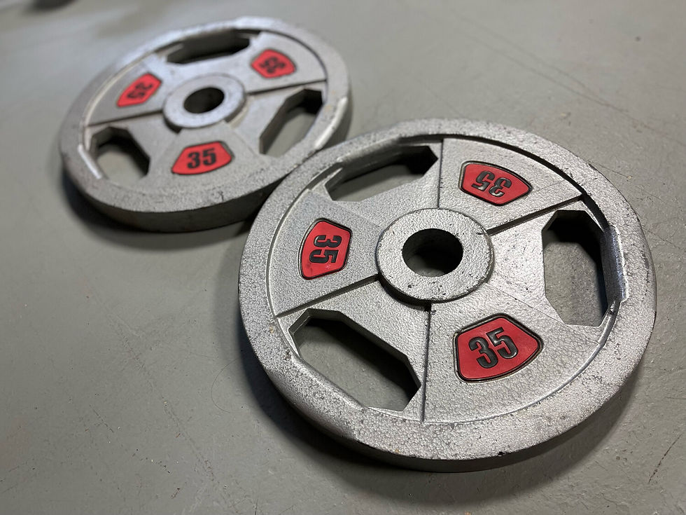 Thumbnail: Pre owned Cast Iron Easy Grip Weight Plate details