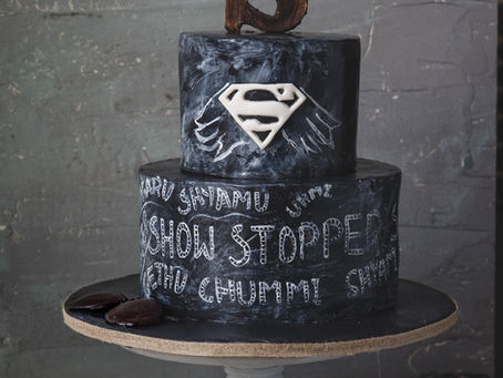 Chalkboard Cake