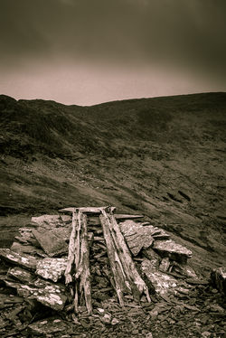 slate mine workings, North Wales