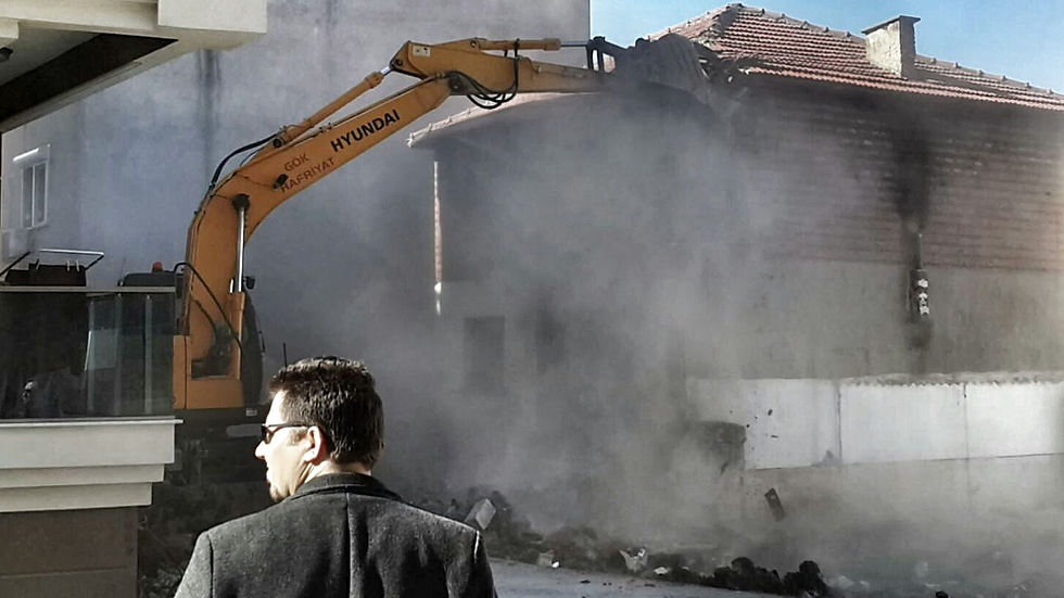 Kentsel dönüşüm-yıkım işlemleri