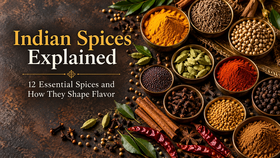Indian Spices Explained: 12 Essential Spices and How They Shape Flavor