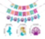 Thumbnail: Mermaid Birthday Party Set