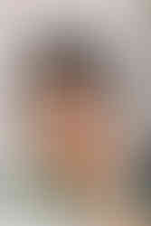 bride getting makeup done