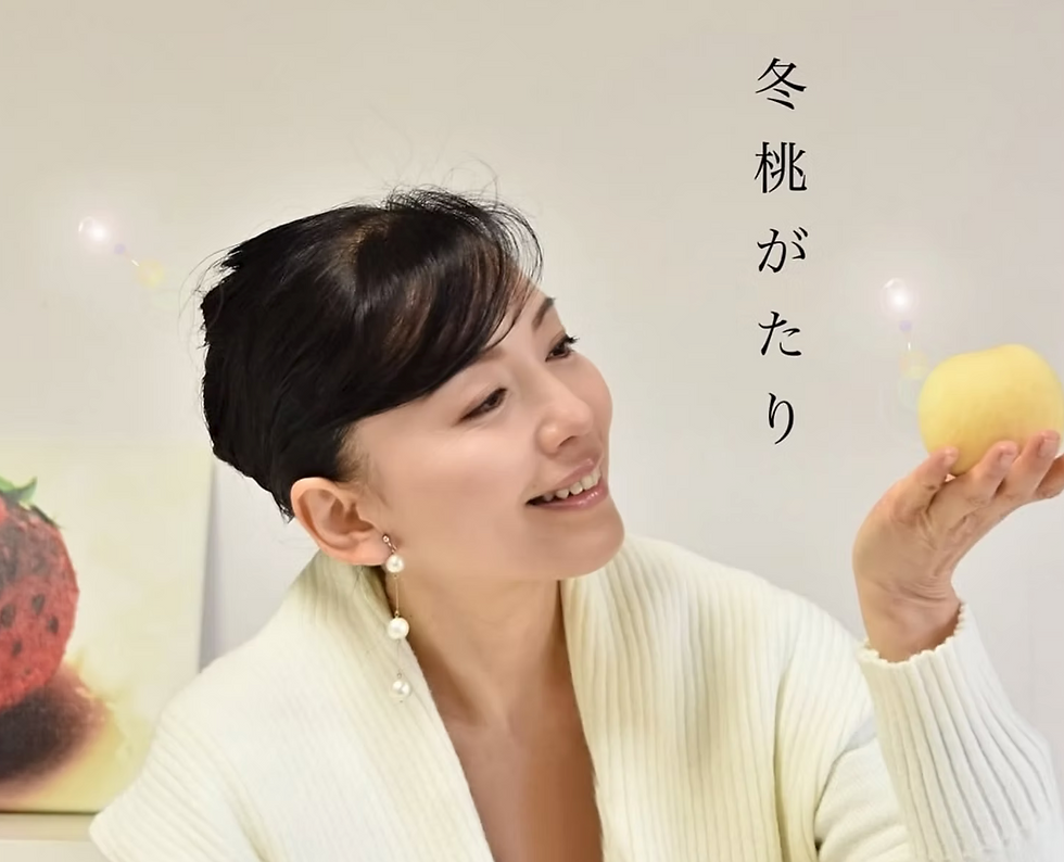 ❄️冬に出逢える、特別な桃「冬桃がたり」 に出逢いました🍑✨